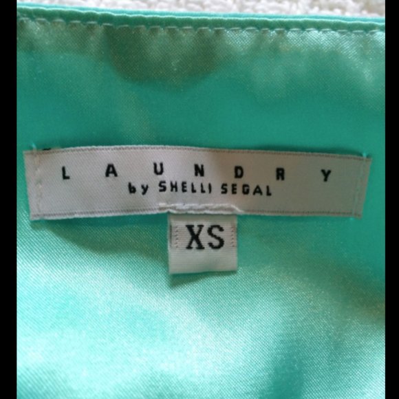 Laundry By Shelli Segal Pleated Halter Top Sz XS - Picture 2 of 5